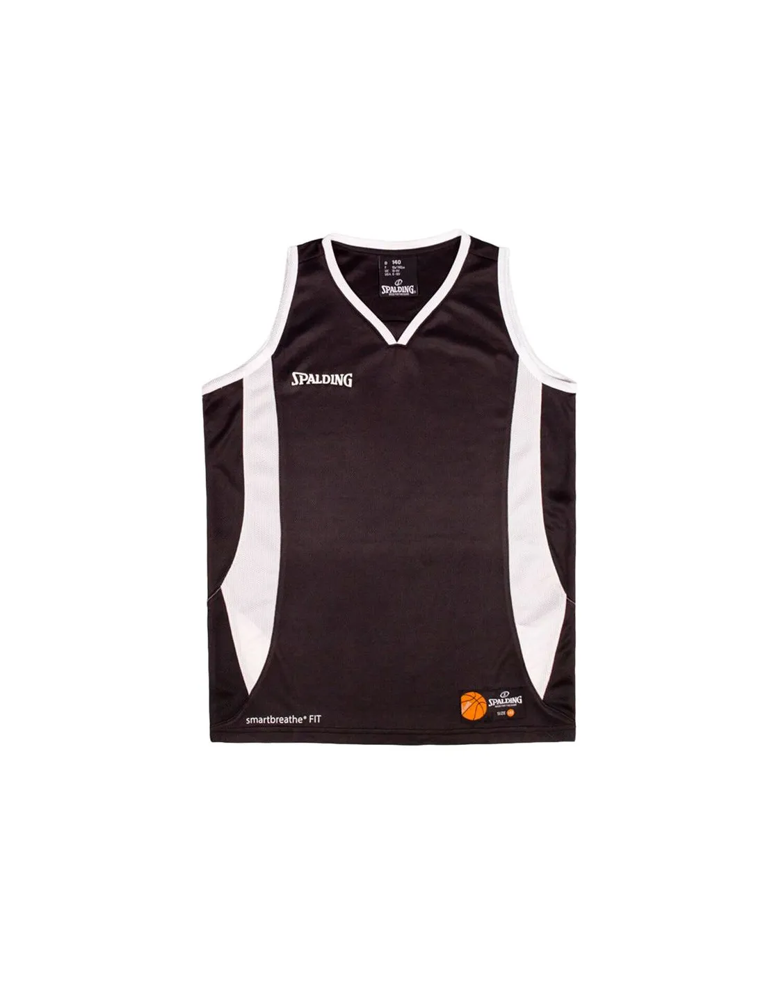 T-shirt Basket-ball Spalding Homme de Jam Tank Blanc/Noir