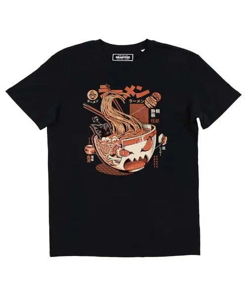 T-shirt X-Ray Great Ramen - Bol de Soupe Scanner Rayons X | Grafitee
