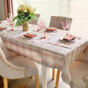 Tablecloth glen check 130x200