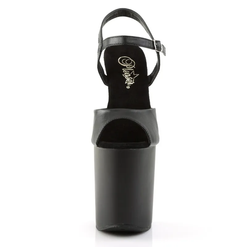 Talon 20 cm : Chaussure pole dance noire Flamingo 809