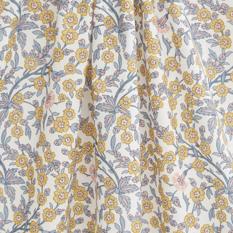 Tissu Liberty collection Empress Moutarde - Oeko tex